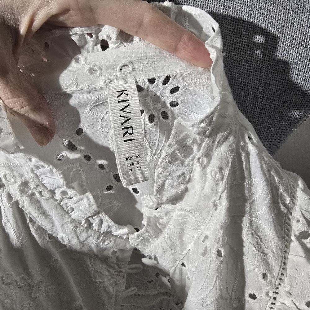 KIVARI eyelet Mini Dress - Picture 5 of 5